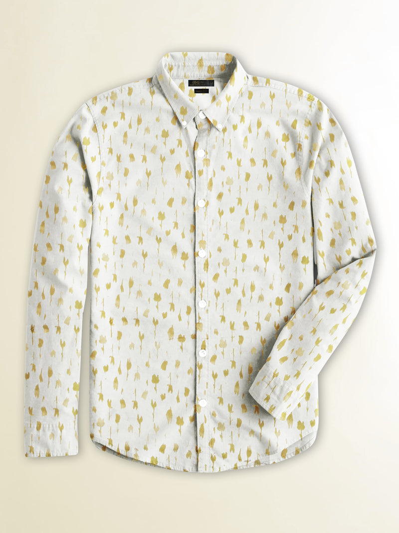 Nexoluce Men's Printed Casual Shirt Jett LOC