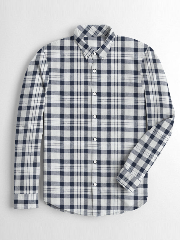 ZAARA Men's Printed Casual shirt Check Box LOC#00160