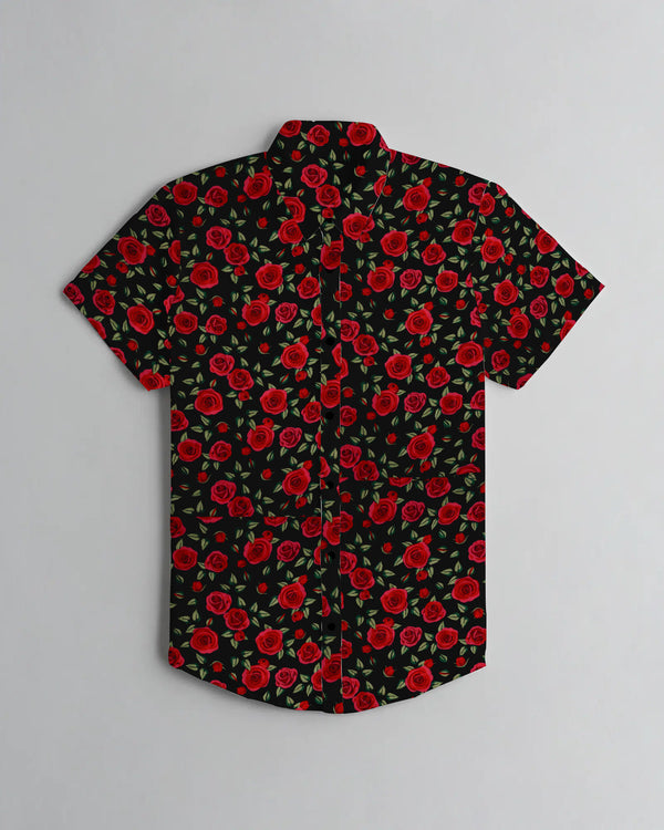 Summer Printed Casual Shirt Meadow LOC#0040