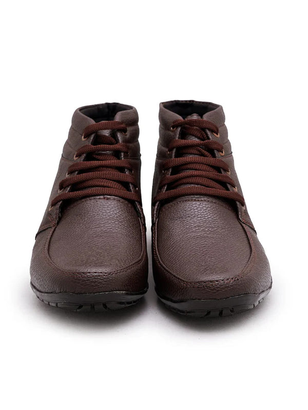 Men Devon Leather Long Shoes-LOC#0S13