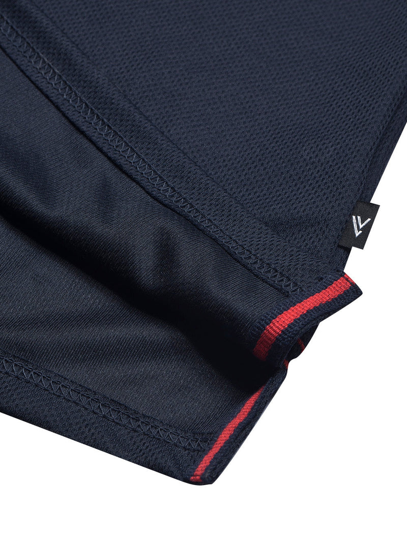 LV Summer Active Wear Polo Shirt For Men-Dark Navy-LOC