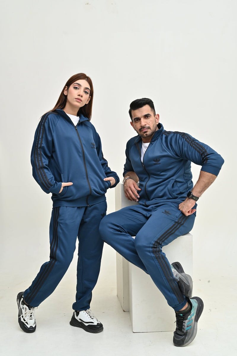 ADIDS UNISEX PETROL GREEN TRACKSUIT