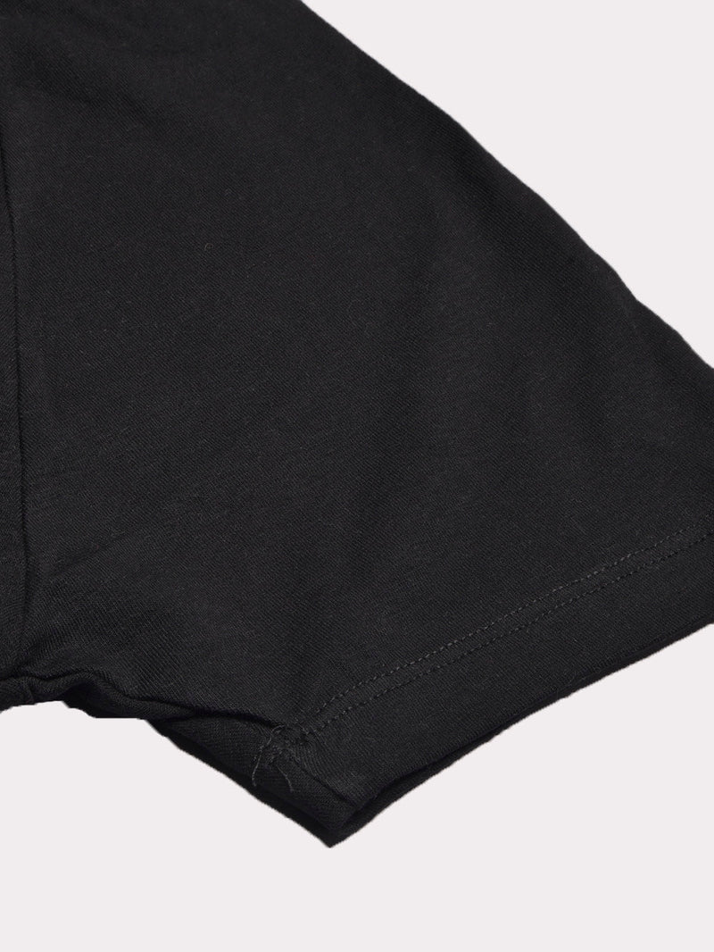 NFL Raglan Sleeve Crew Neck Tee Shirt For Men-Black With Print-LOC027