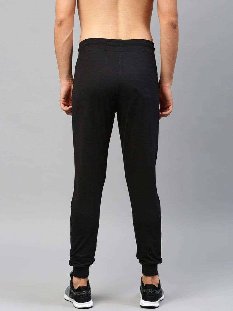 Drift King Slim Fit Fleece Trouser For Men-Black-LOC0010