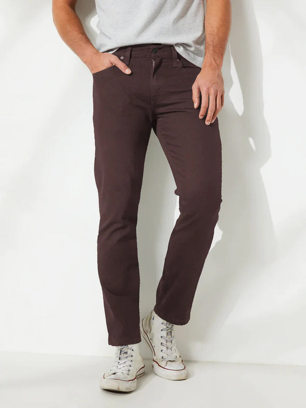 Fendi Slim Fit Stretchy Jeans Denim For Men-Dark Brown-LOC#0D12