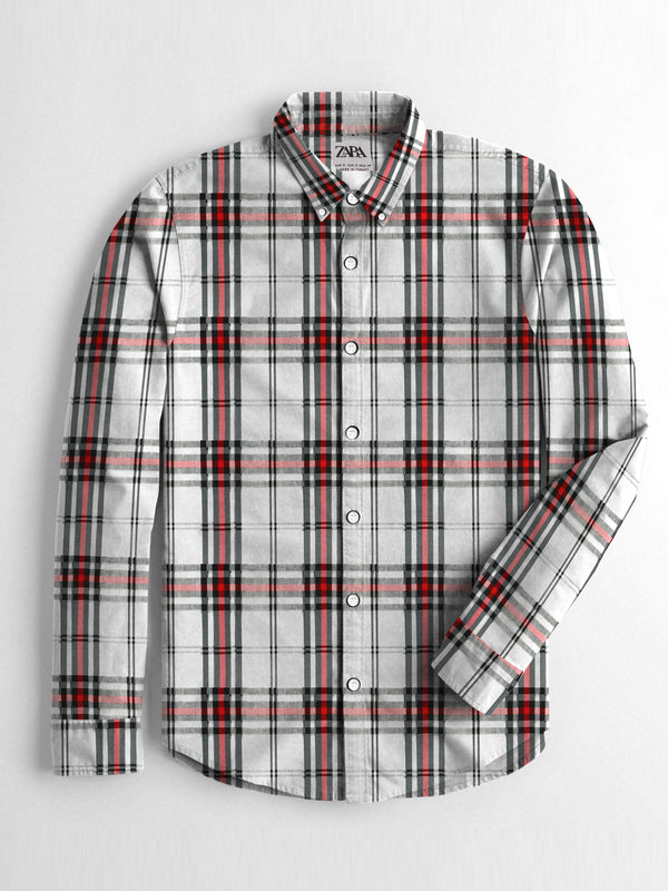 ZAARA Men's Printed Casual Shirt Bruin LOC#0094