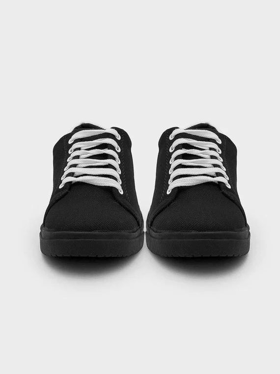 Men Aranaputa Jeans Style Black Sole Sneaker Shoes-Black-LOC