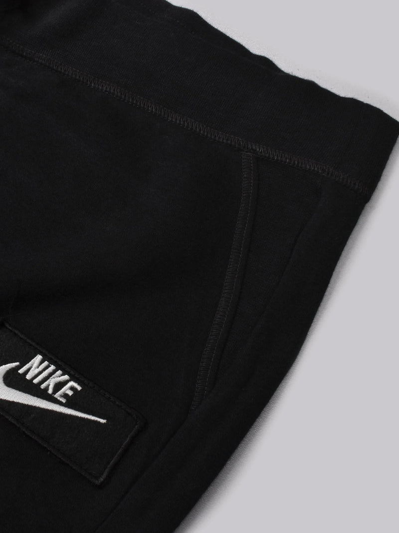 NK Fleece Slim Fit Pocket Style Jogging Trouser For Men-Black-LOC0024