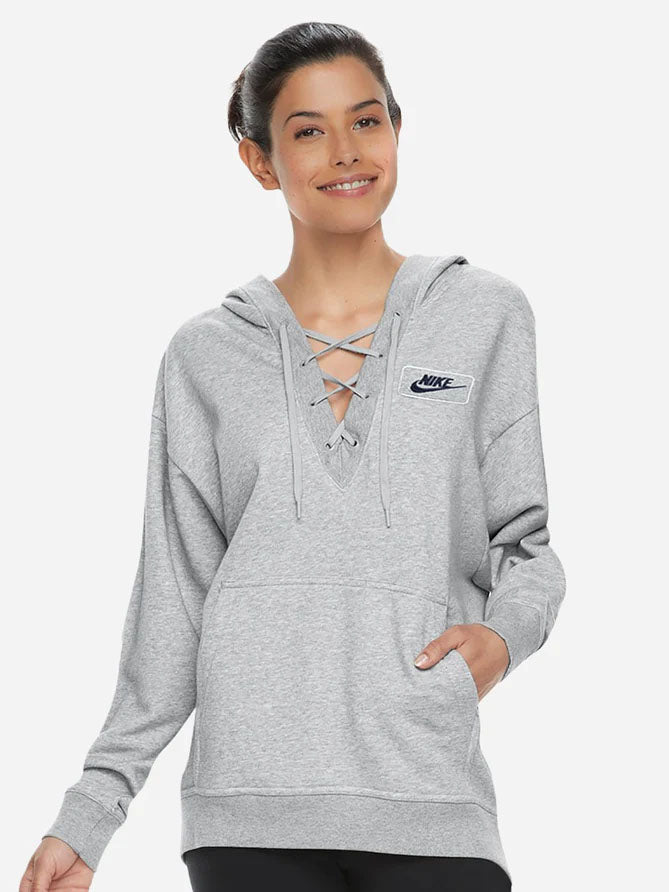 Nike women's outlet lace up hoodie