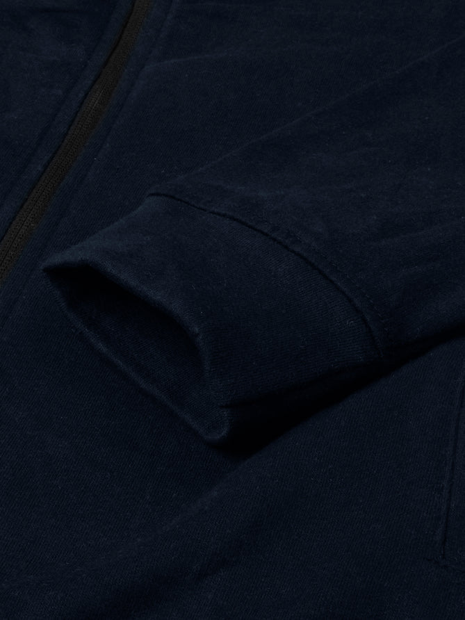 Louis Vicaci Fleece Zipper Tracksuit For Men-Dark Navy-LOC