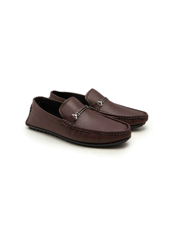 Men Comfartable Loafer Shoes with Buckle-LOC#0S11