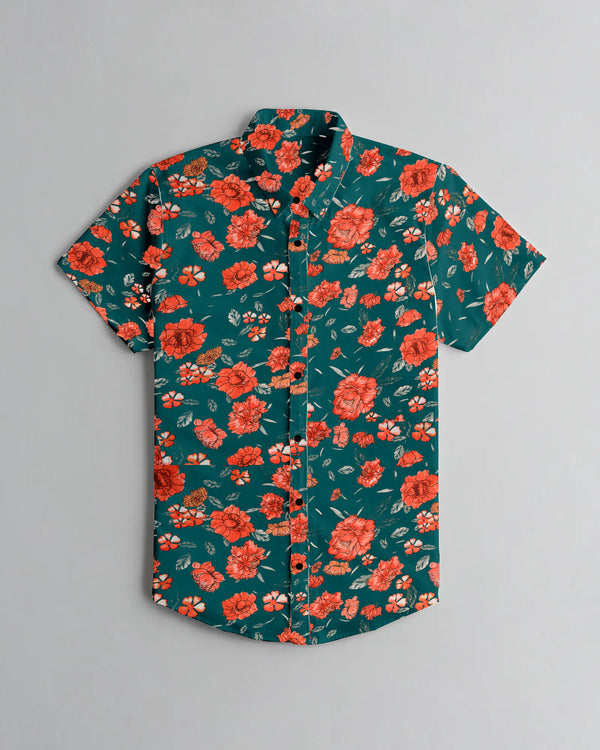 Summer Printed Casual Shirt Luc LOC#0048