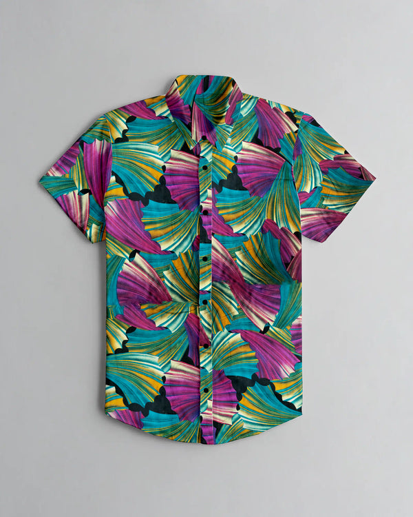 Summer Printed Casual Shirt Azalea LOC#0023