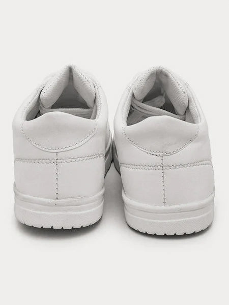 Men Khoms Lager Stripe Sneaker Shoes-White-LOC