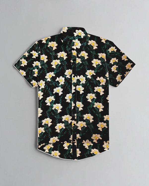 Summer Printed Casual Shirt Iris LOC#0029
