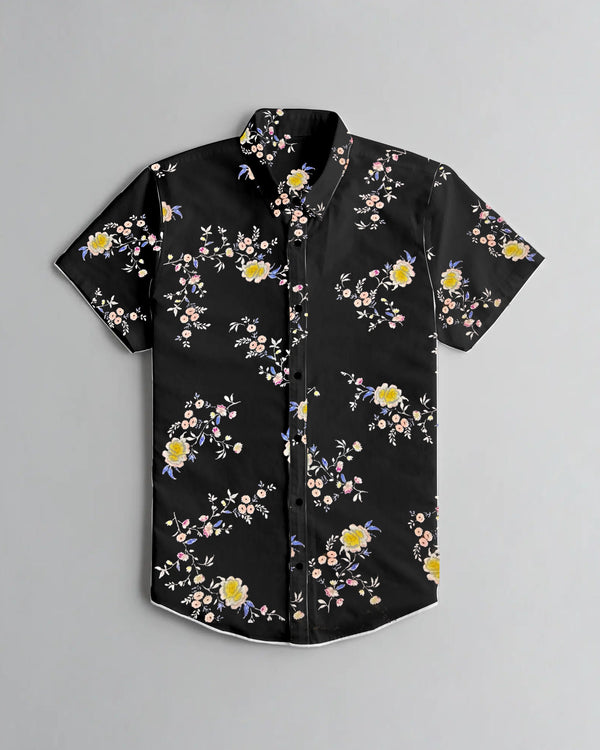 Summer Printed Casual Shirt Fleur LOC#0032