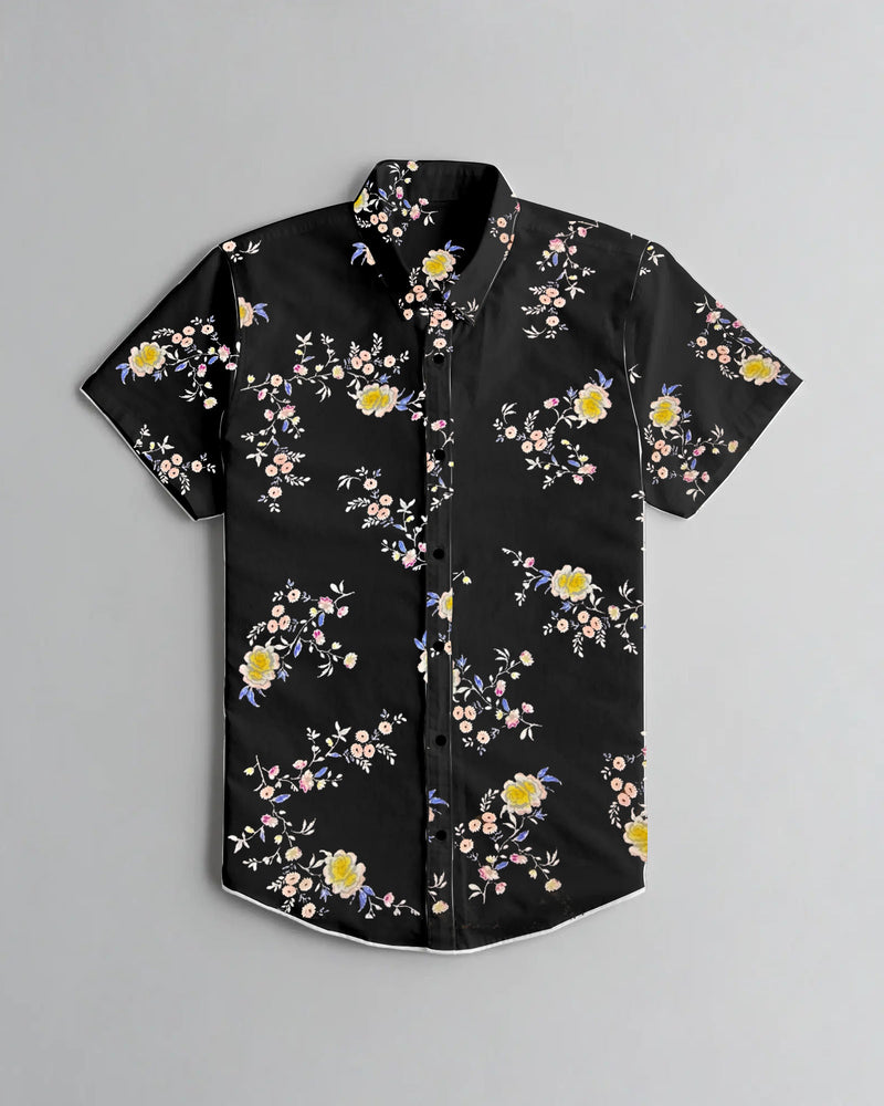 Summer Printed Casual Shirt Fleur LOC