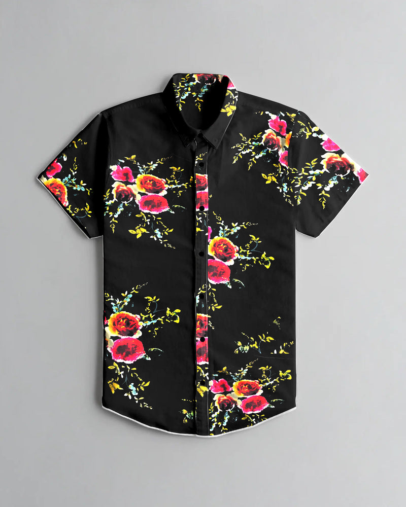 Summer Printed Casual Shirt Sage LOC