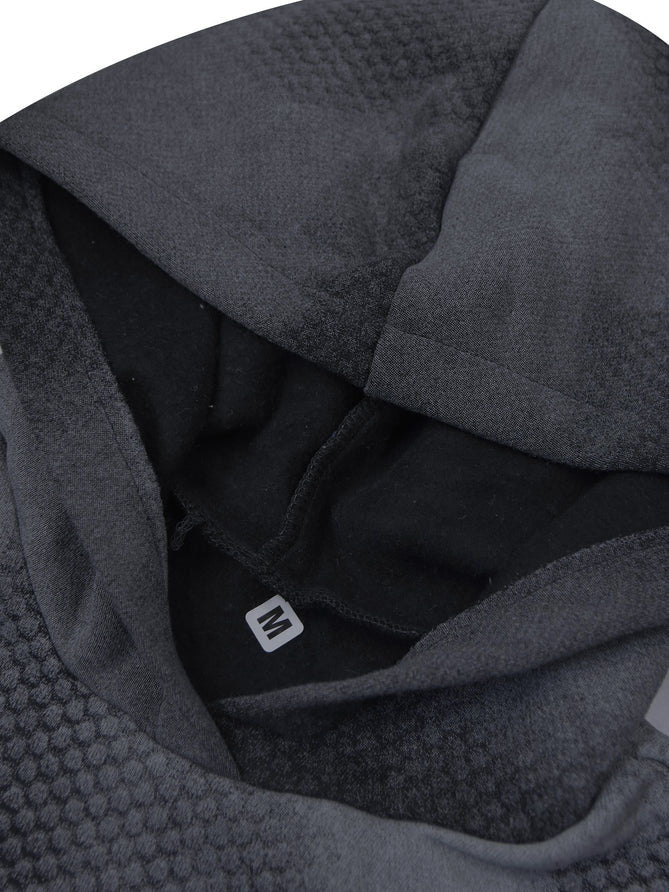 Next Fleece Pullover Hoodie For Ladies-Black with Faded-LOC