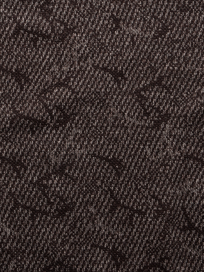 Louis Vicaci Full Sleeve Wool Sweater For Men-Brown Melange-LOC