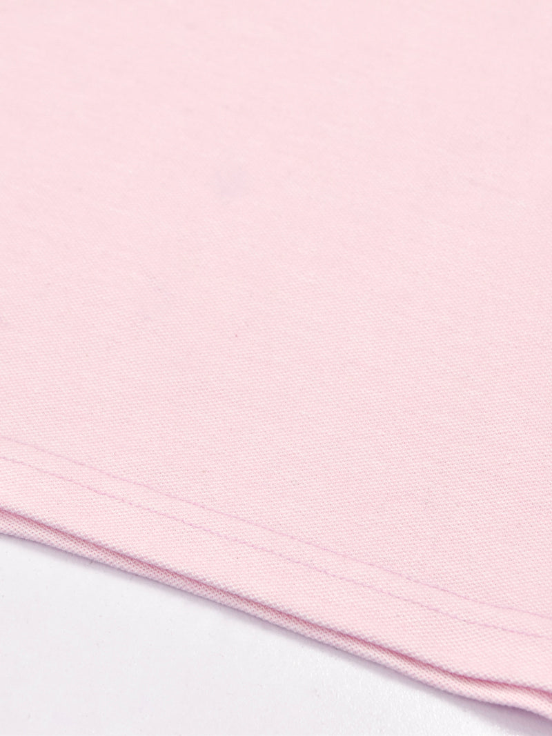 Summer Polo Shirt For Men-Pink With Dark Navy & Bond Blue-LOC006