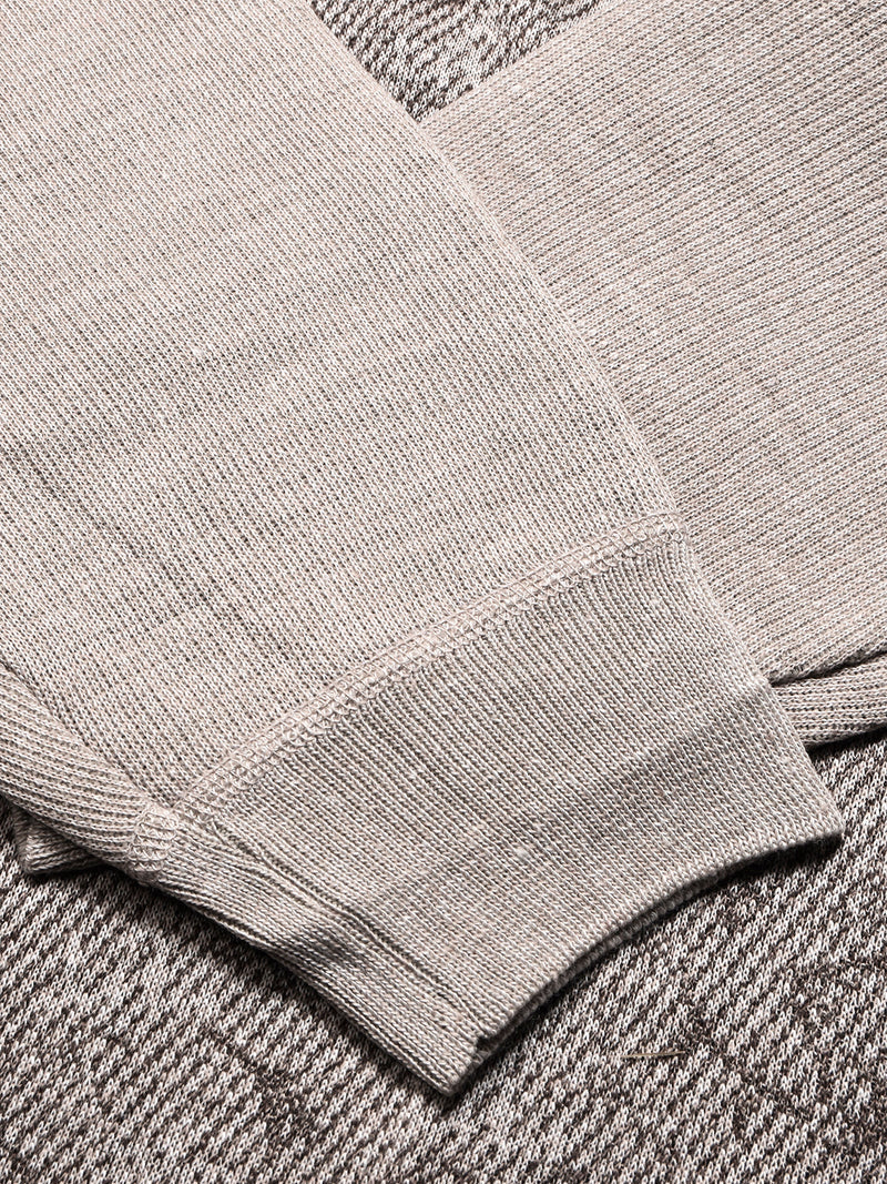 Louis Vicaci Full Sleeve Wool Sweater For Men-Skin Melange-LOC