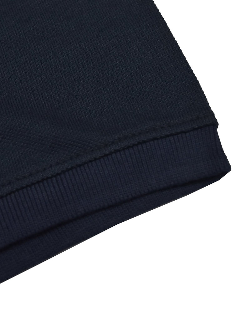 Summer Polo Shirt For Men-Light Blue & Navy-LOC0071