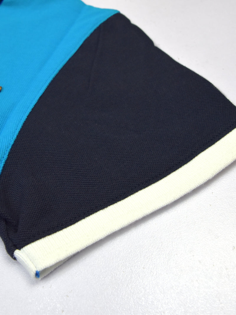 Summer Polo Shirt For Men-Blue & Navy-LOC0030