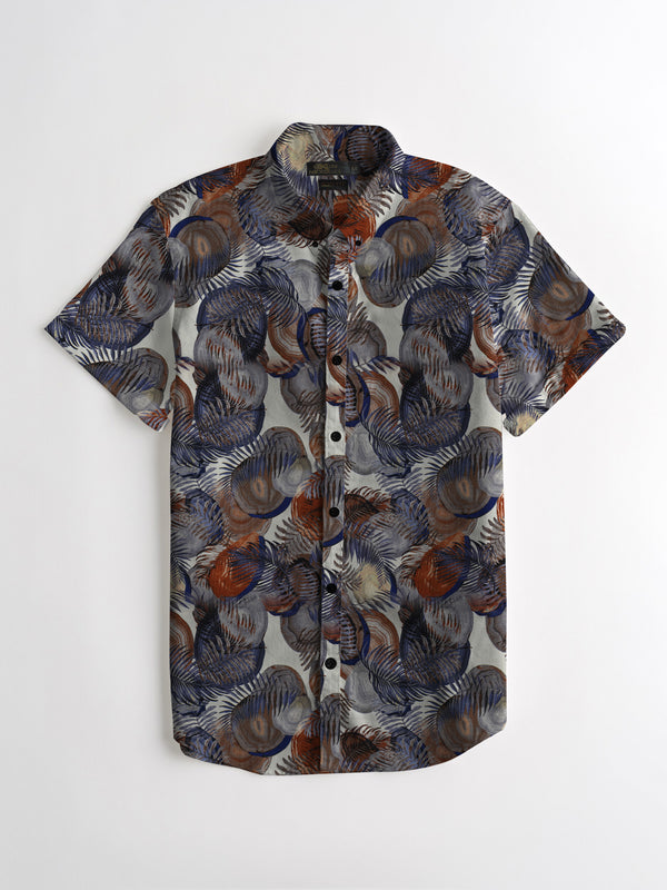 Summer Printed Casual Shirt Camellia LOC#007