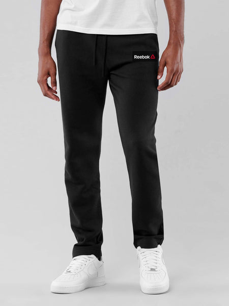 RB Heavy Fleece Straight Fit Trouser For Men-Black-LOC0017