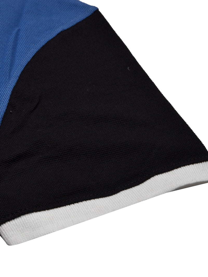 LV Summer Polo Shirt For Men-Blue & Navy-LOC0068