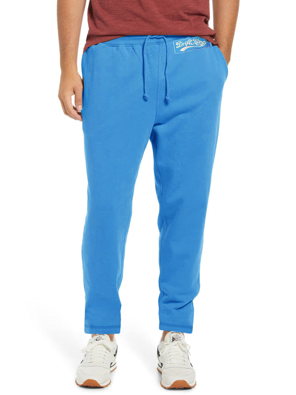 Drift King Regular Fit Fleece Trouser For Men-Cyan Blue-LOC007