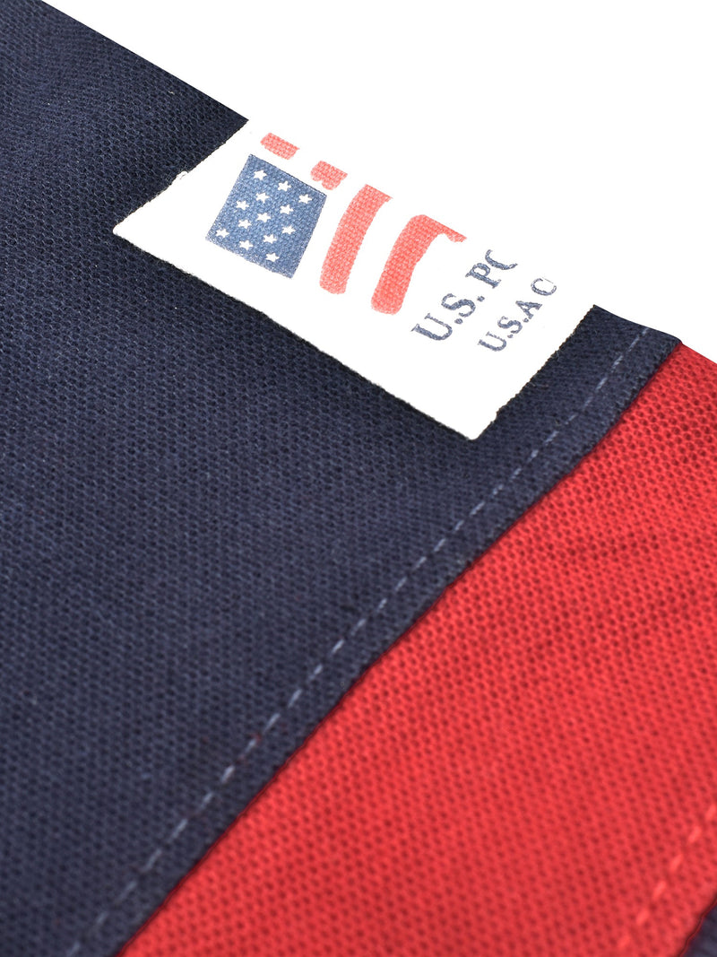Summer Polo Shirt For Men-Red & Navy-LOC00147